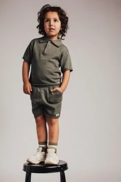 Baje gebreide short Green