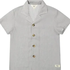 Baje korte mouwen blouse steel