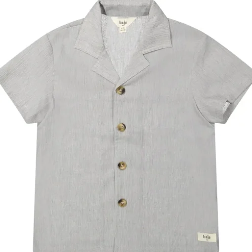 Baje korte mouwen blouse steel