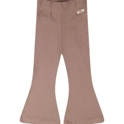 Baje rib flared broek rose