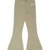 Baje rib flared broek taupe