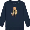Baron Filou sweater the dog lover navy
