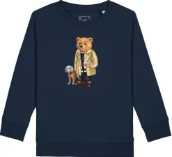 Baron Filou sweater the dog lover navy