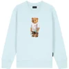 Baron Filou sweater the Ocean chiller sky blue