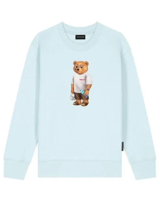 Baron Filou sweater the Ocean chiller sky blue