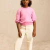 Bellerose Agvo korte mouwen sweater marshmallow