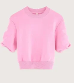 Bellerose Agvo korte mouwen sweater marshmallow