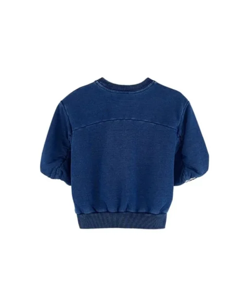 Bellerose Agvo korte mouwen sweater Indigo