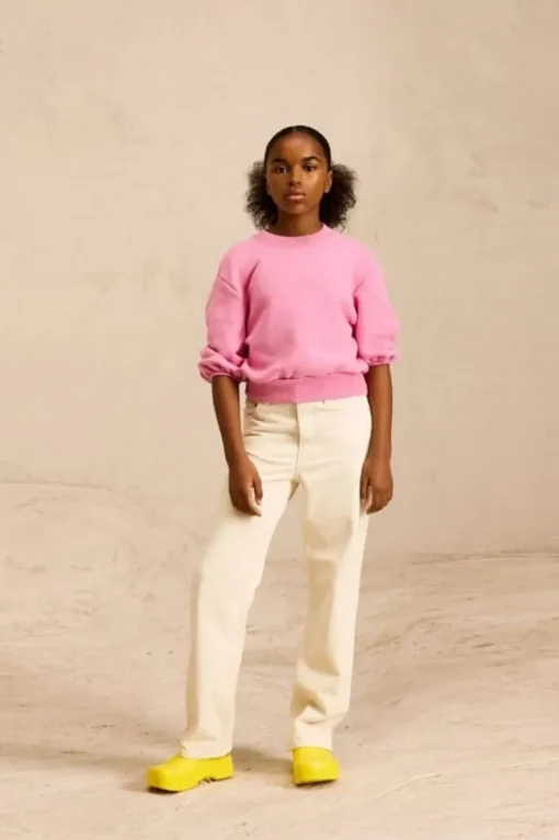 Bellerose Agvo korte mouwen sweater marshmallow