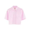 Bellerose cropped blouse cotton candy