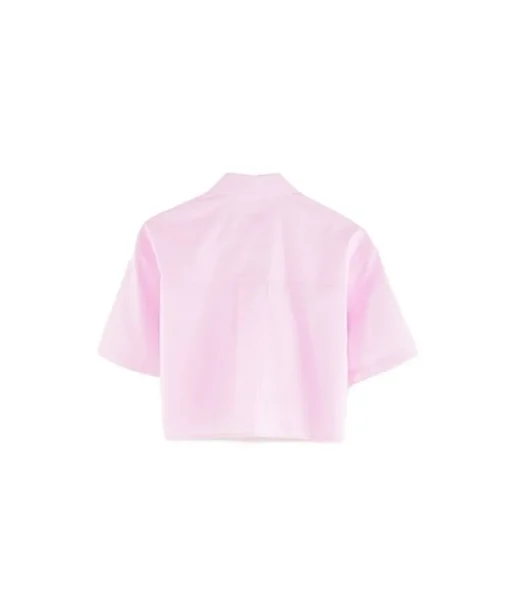 Bellerose cropped blouse cotton candy
