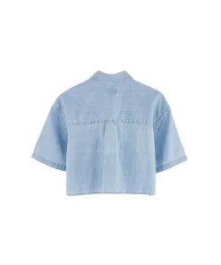 Bellerose cropped denim blouse