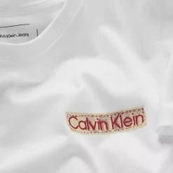 Calvin Klein Jeans Wit T-shirt met Vintage Logo