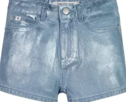 Calvin Klein metallic jeans short