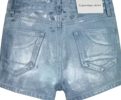 Calvin Klein metallic jeans short