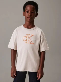 Calvin Klein outline logo T-shirt