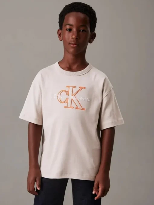 Calvin Klein outline logo T-shirt
