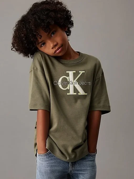 Calvin Klein outline logo T-shirt
