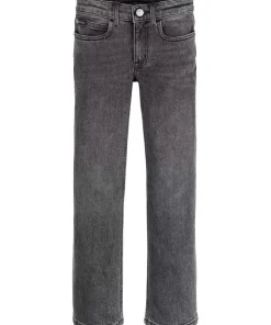Calvin Klein straight jeans donkergrijs