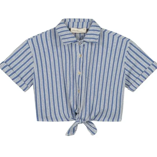 Charlie Petite Georgie stripes blouse