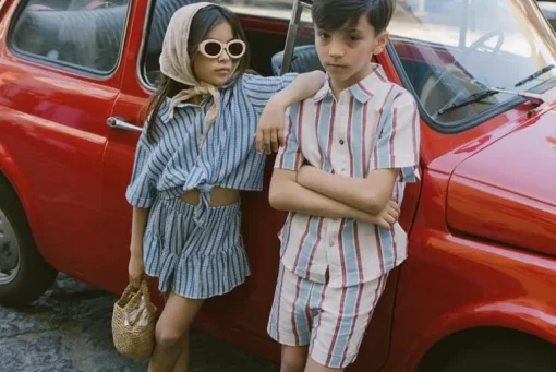 Charlie Petite Ines stripes skort