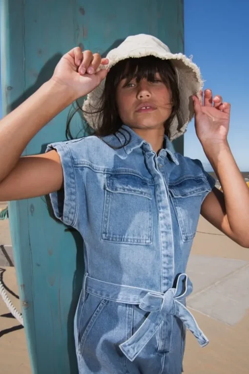 Circle of trust denim jumpsuit