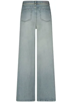 Circle of Trust wide-leg jeans met strikceintuur