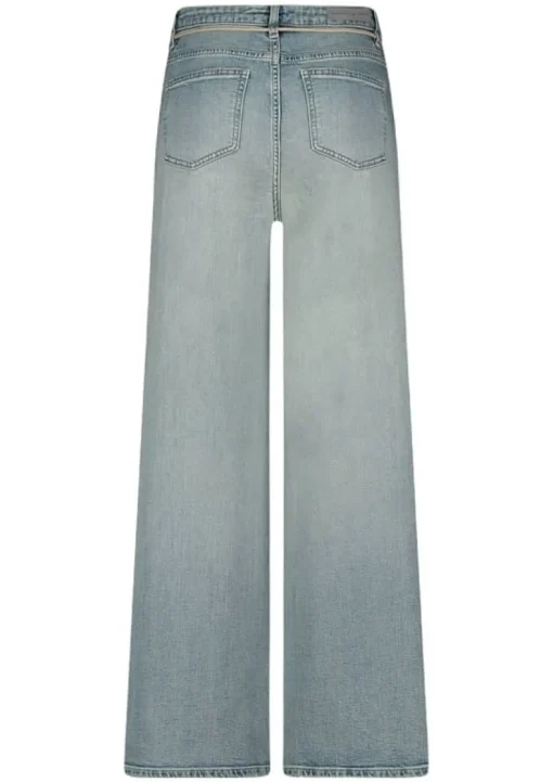 Circle of Trust wide-leg jeans met strikceintuur