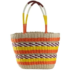 Colorfull rotan mand
