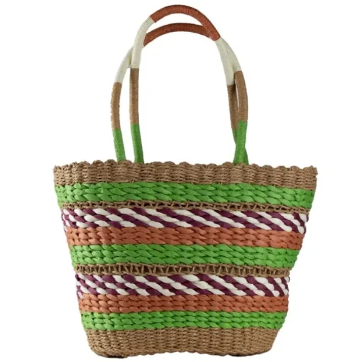 Colorfull rotan mand