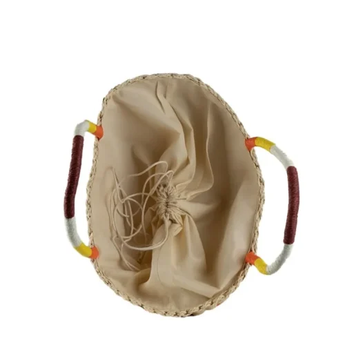 Colorfull rotan mand