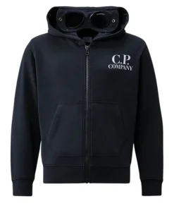 CP Company capuchon vest met bril