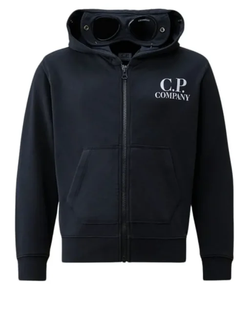 CP Company capuchon vest met bril