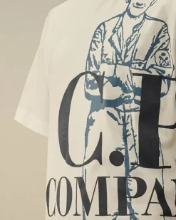 CP Company maxi logo T-shirt