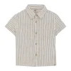 Daily7 gestreepte korte mouwen blouse