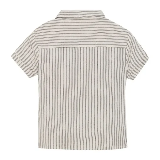 Daily7 gestreepte korte mouwen blouse