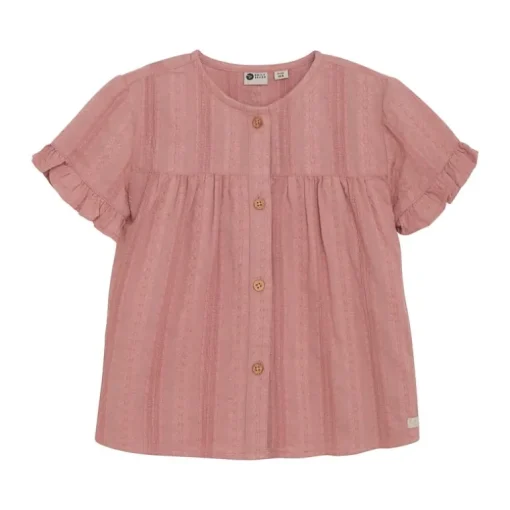 Daily7 ruffle blouse geborduurde bloemen