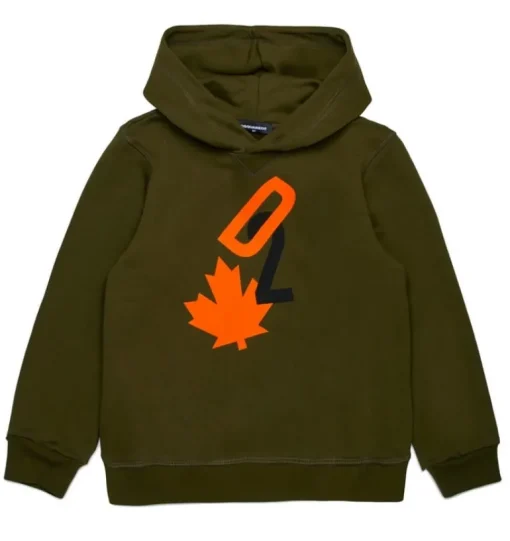 Dsquared2 relaxed logo hoodie DQ2465