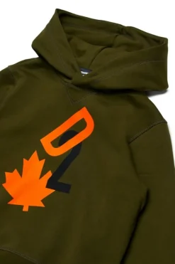 Dsquared2 relaxed logo hoodie DQ2465