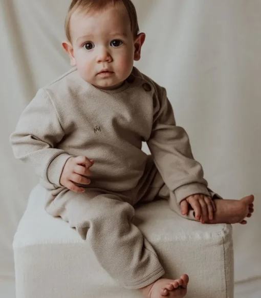 Gymp baby structuur broek