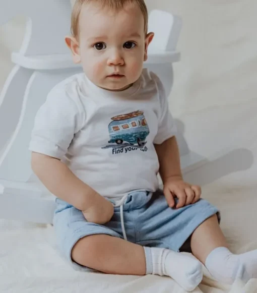 Gymp baby T-shirt find your waves