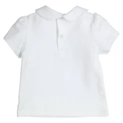 Gymp baby T-shirt kraagje en bloemen