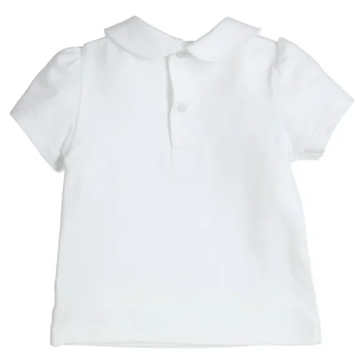 Gymp baby T-shirt kraagje en bloemen