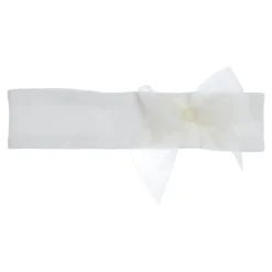 Gymp haarband met organza strik