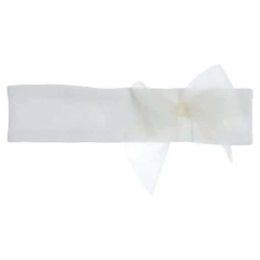 Gymp haarband met organza strik