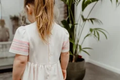 Gymp jurk met gekleurde details