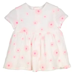 Gymp muslin bloemen jurkje