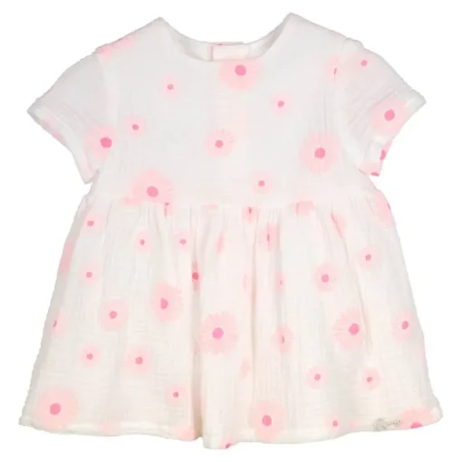 Gymp muslin bloemen jurkje
