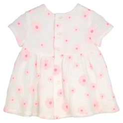 Gymp muslin bloemen jurkje