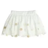 Gymp tulle rok met gouden bloemen